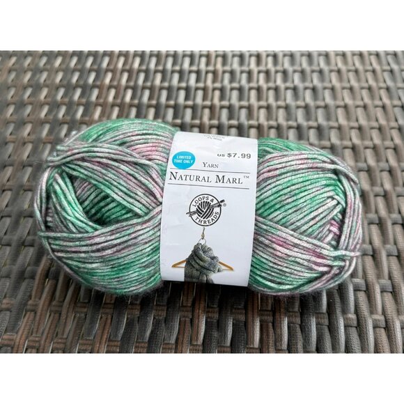 New Loops & Threads Natural Mar Yarn Skein Emerald CS10 - Picture 1 of 4